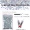 Crystal AB Resin Flatback Rhinestone, Jelly Resin Non-Hotfix Rhinestones for Crafts DIY Design, Tumblers, Clothes, Makeup, Nail Art